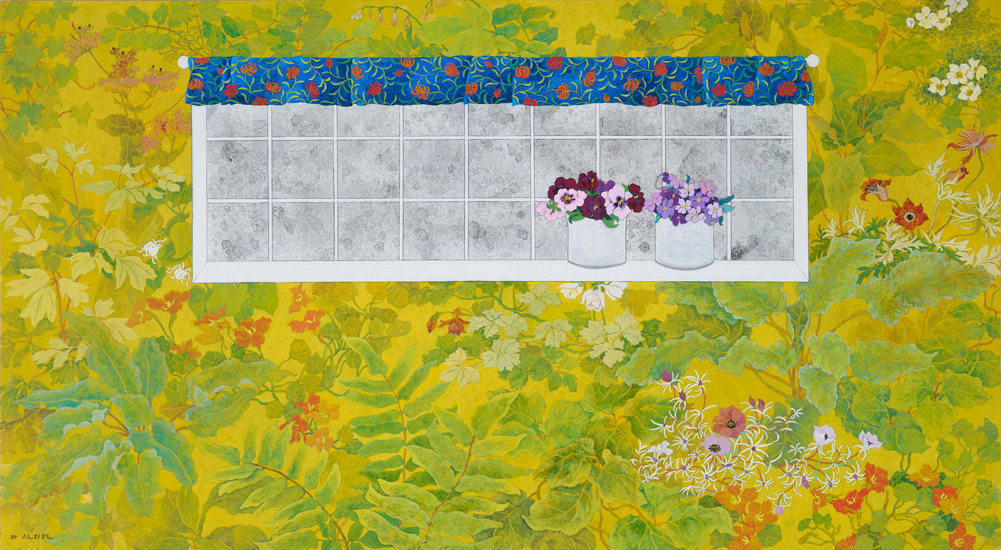 Window of Quiet Bloom